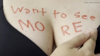 Cute Auntie Playing with her Bazookas - 5 image