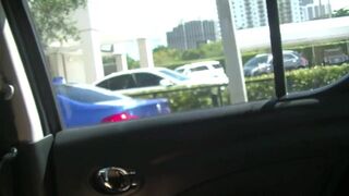 Helena Price Eats Beautiful Latina Pussy in the back Seat of a Car on the Highway - 4 image