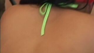 Stunning perky black lesbian loves it when her girlfriend fucks her with strapon