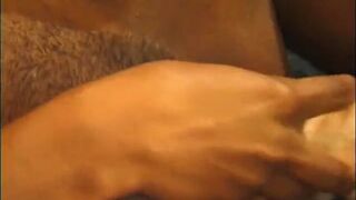 Black slut sucks on strap-on while getting her pussy licked - 10 image