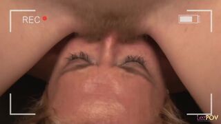 Lesbian sex at the office has never looked better as these blondies are fucking on the office desk - 13 image