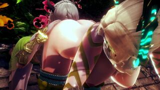 ELF WARRIOR LICKED PUSSY OF THE QUEEN FOREST | 3D Hentai - 6 image