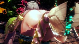 ELF WARRIOR LICKED PUSSY OF THE QUEEN FOREST | 3D Hentai - 8 image