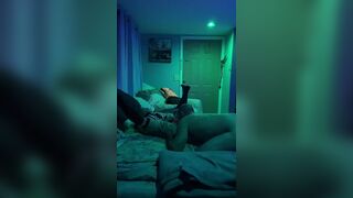 Squirt squirt, and he cums all over her face