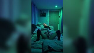 Squirt squirt, and he cums all over her face