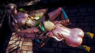 ELVEN SEX IN THE FOREST THICKET | 3D Hentai - 15 image