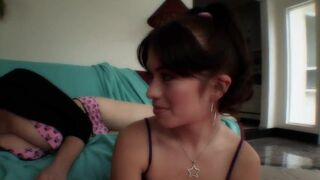 busty teen Kylie Ireland and Ashlyn Rae have lesbian sex