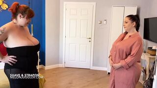 Busty Lady shaved and fucked by her curvy maid - 1 image
