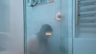 Asian shower cam shy GILF by Andrewtatt - 2 image