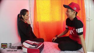 Reach an agreement with my stepmother so that she fucks me because today I am watching horny - 2 image