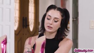 Bridgette and Charlotte admits that her plan was to defeat Melody so much in game