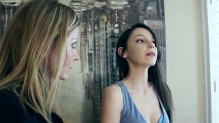 Stepmom Amber Michaels & Rilee Marks in sexy lingerie & stockings - 3 image