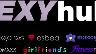 Olivia Sparkle & Denis Marti teach petite teen how to orgasm with big naturals MILF - 1 image