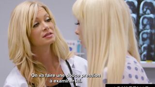 Serene Siren & Kenzie Reeves get wet and wild in the office with a MILF doctor - 3 image