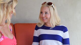Aaliyah Love and Cherie Deville go wild in steamy lesbian action